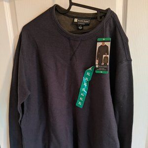 Long sleeve reversible crewneck